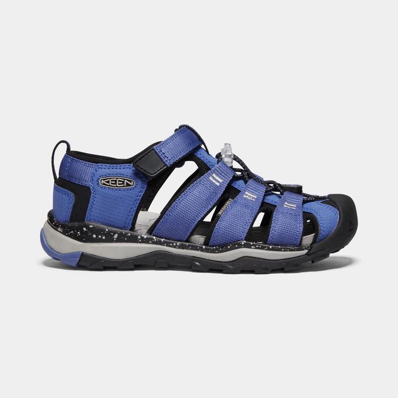 Keen Newport Neo H2 Kids Hiking Sandals Blue/Black Wholesale (5796-GVBRW)